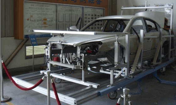 CNC machined car frame