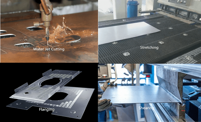 different kinds of sheet metal methods