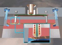 Processing plastic parts by foaming