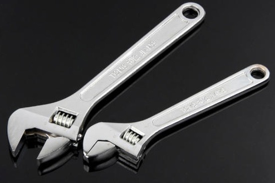 chromed wrenches