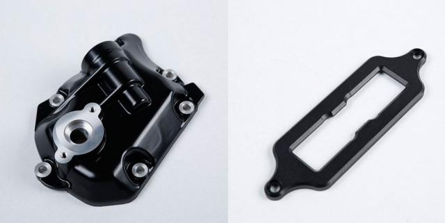 Black anodized aluminum parts