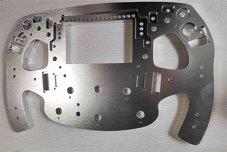 CNC milling aluminum plate without any finish