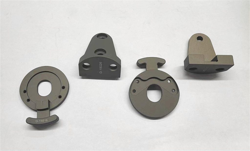 Sand blasted Hard Anodized CNC machining Lock plate