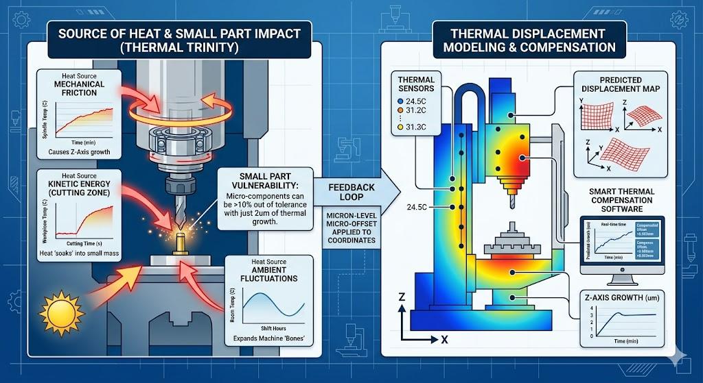 cnc-machine-thermal-displacement-analysis