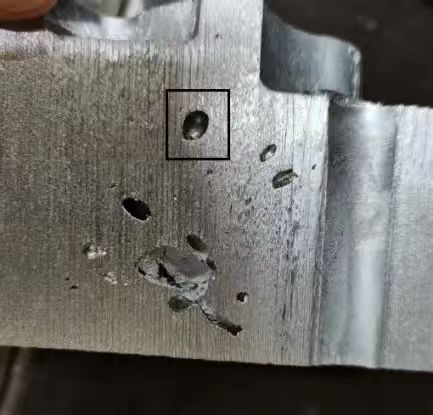 Gas porosity defects in aluminum die casting