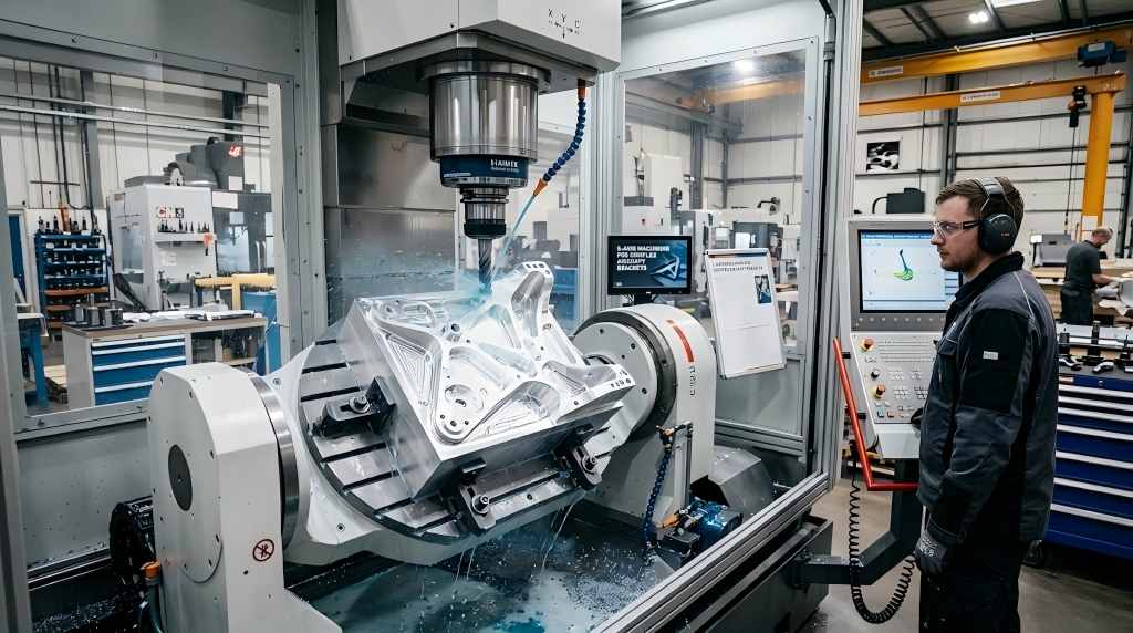 5-Axis Machining For Complex Aircraft Brackets