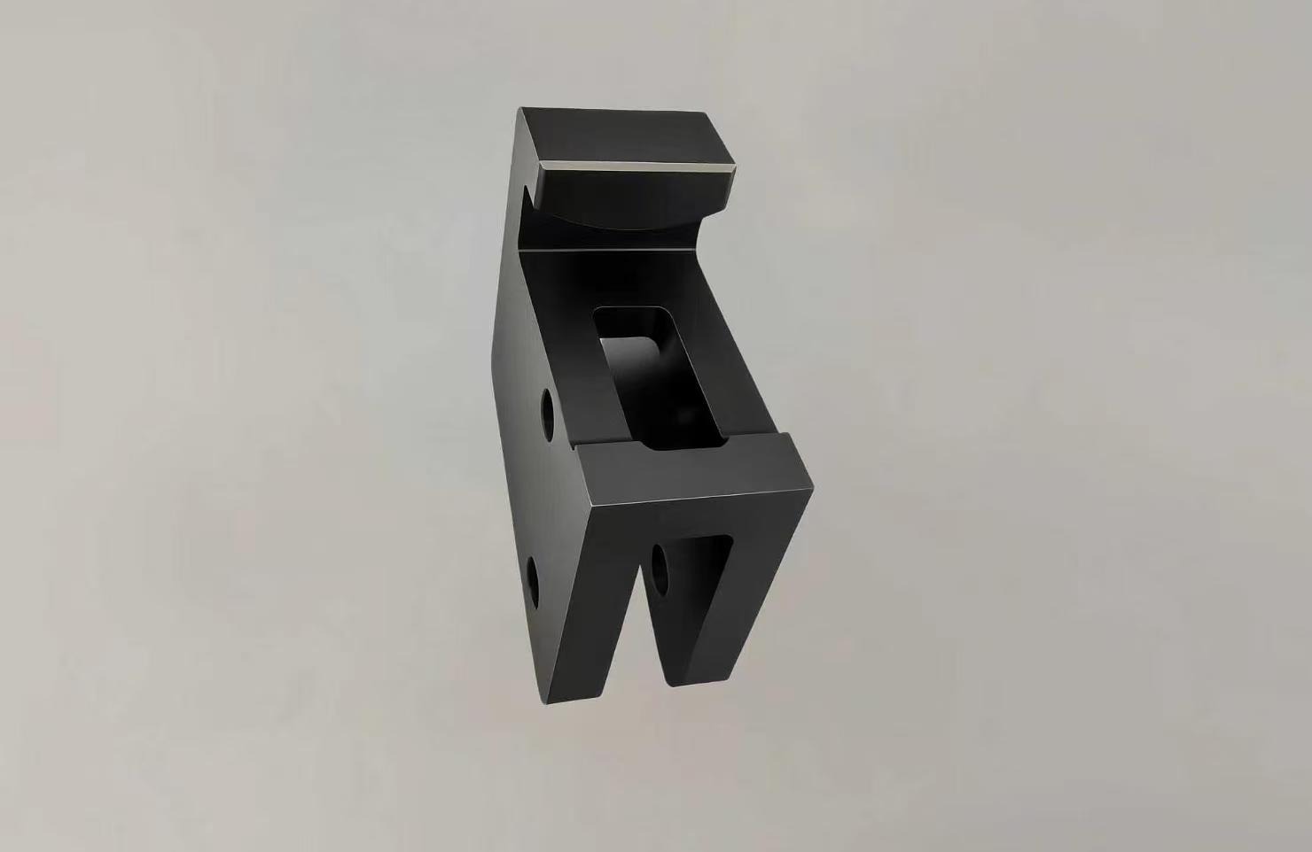 Black Oxide Alloy Steel CNC Mounting Block
