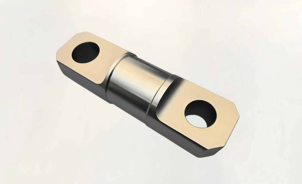 CNC Turning and Milling Heat-Treated Steel Shaft with Nickel Plating
