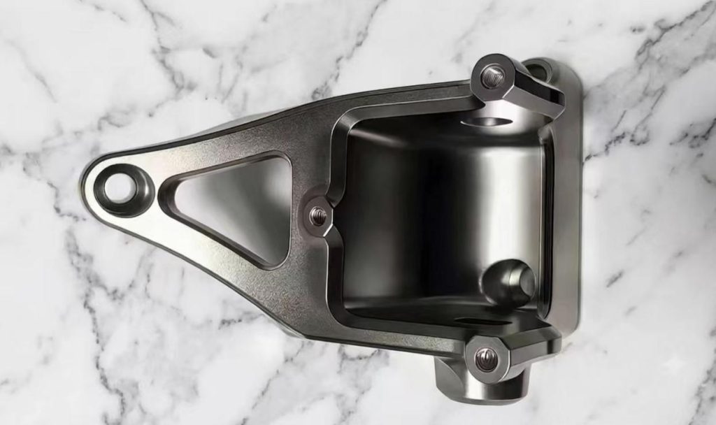 CNC Machined Multi-Angle Aluminum Part with Nickel Plating