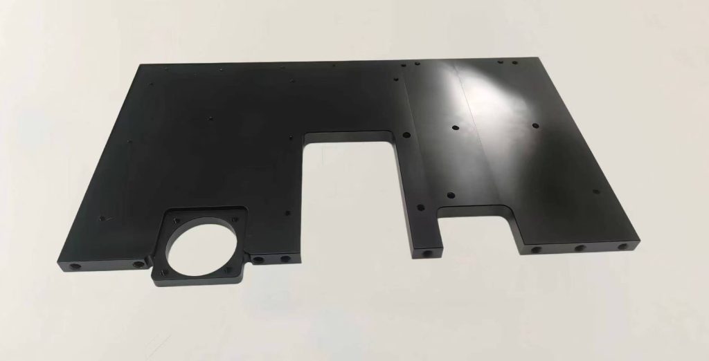 Aluminum CNC Machined Part with Black Anodizing