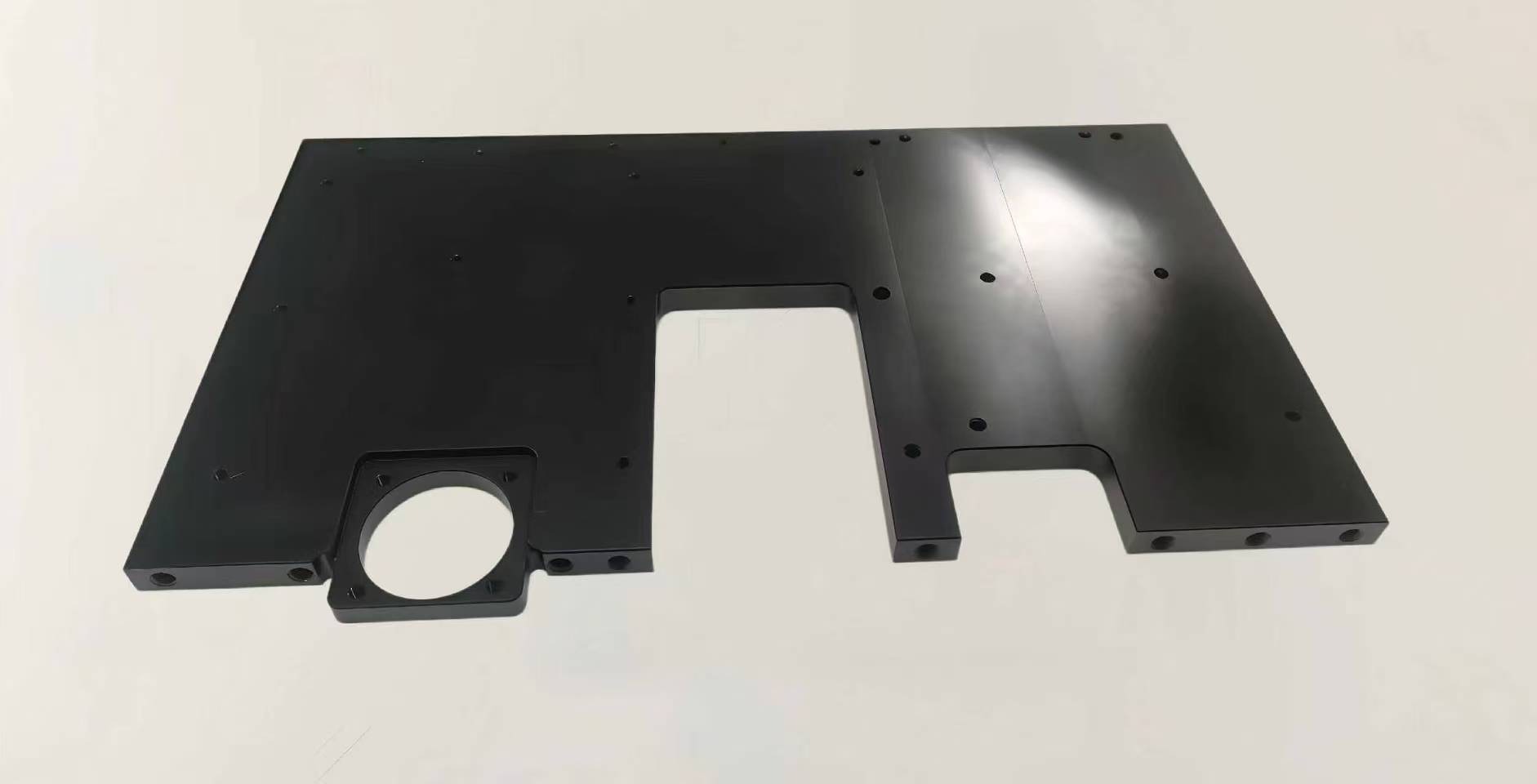 Aluminum CNC Machined Part with Black Anodizing