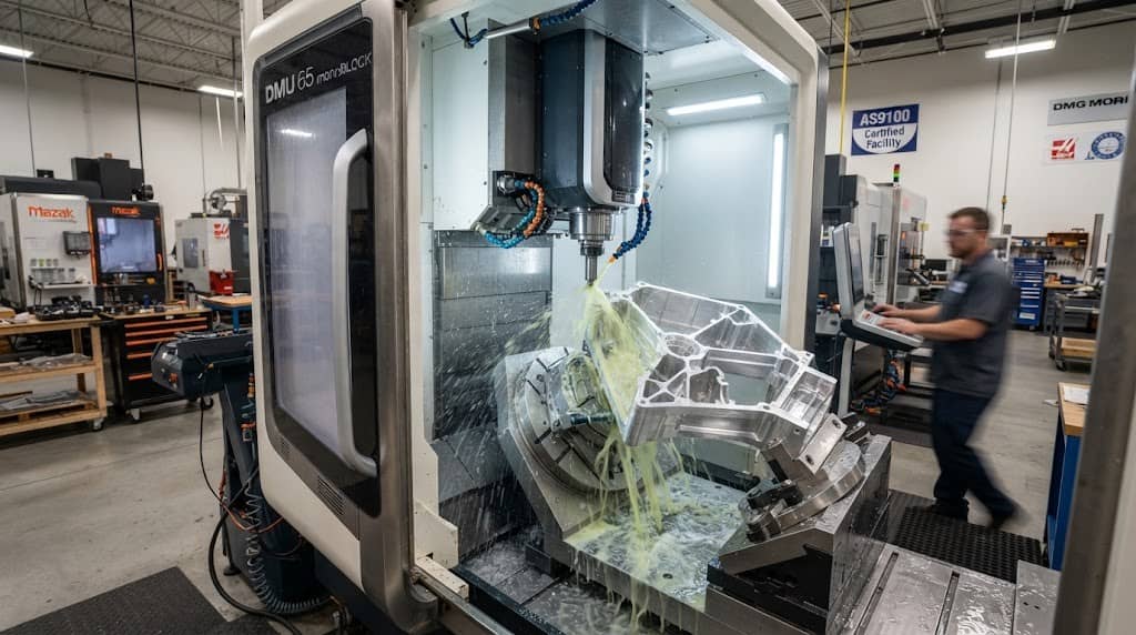Aluminum Wall Thickness Machining Panorama