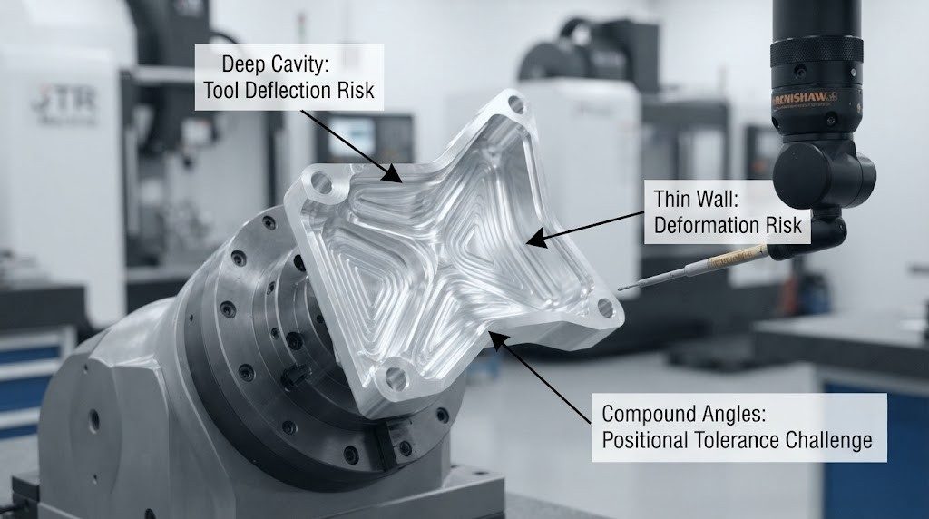 Geometry for precision cnc maching challenge