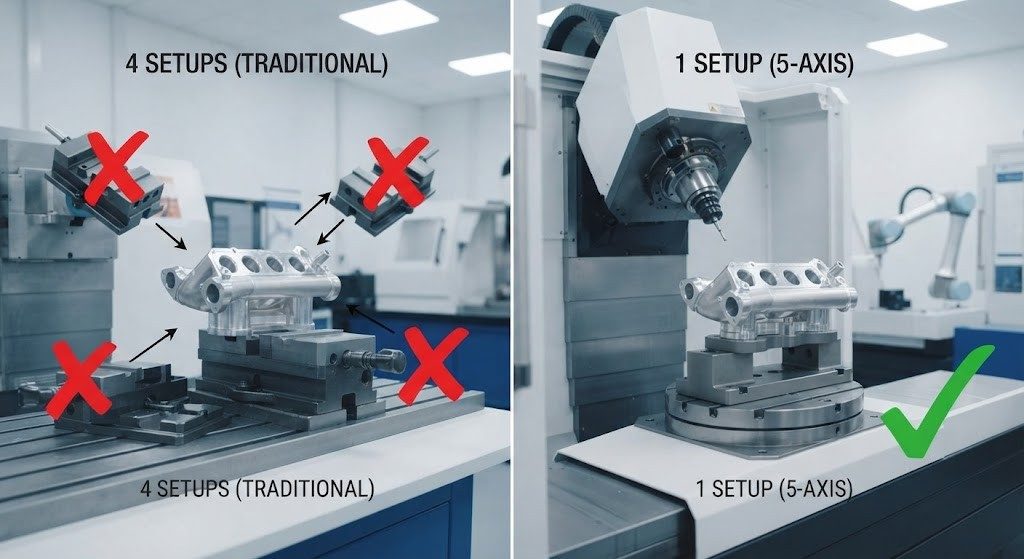 Minimizing Machining Setups