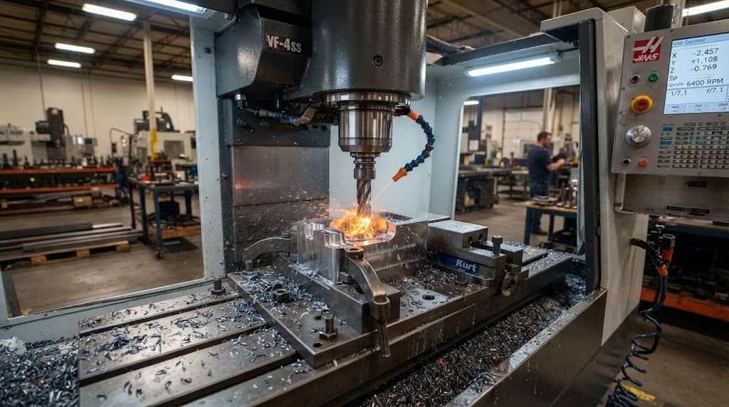 Steel Bracket Milling Operations
