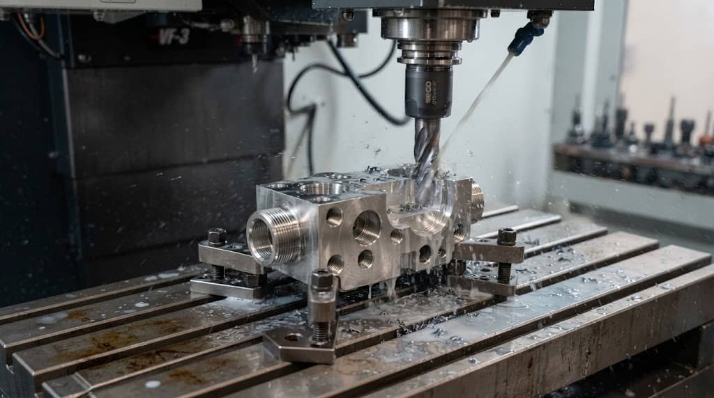 stainless steel deep pocket milling