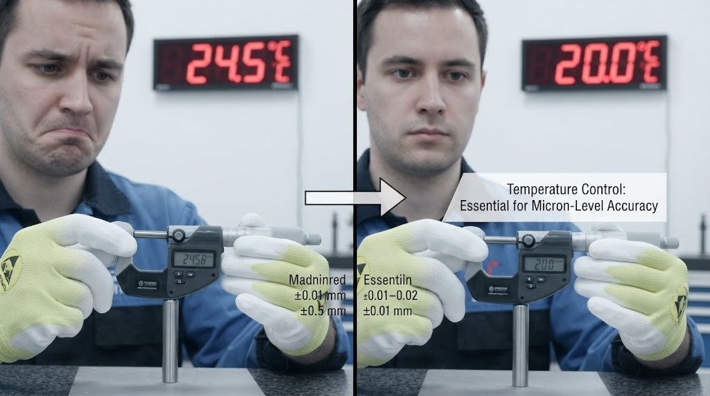 tempreture comtrol for precision machining