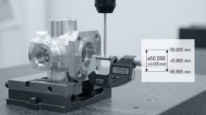±0.005 mm tolerance measurement