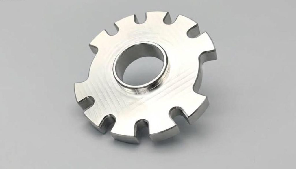 CNC machined Aluminum Toothed Disc