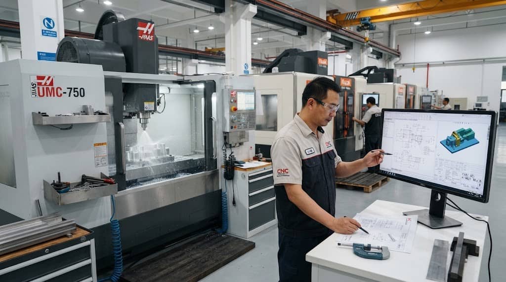 China cnc machining workshop