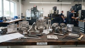 cnc machine and wire edm combined process parts showcase
