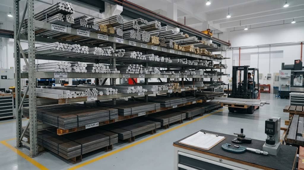 cnc machining material preparation