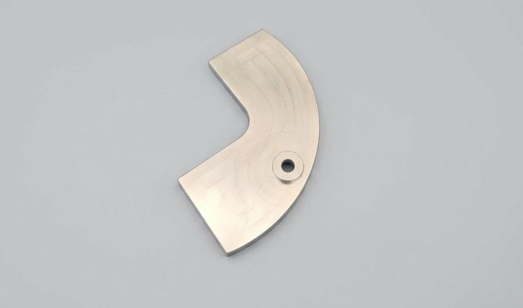 CNC Machined Aluminum Arc-Shaped Notch Locating Plate